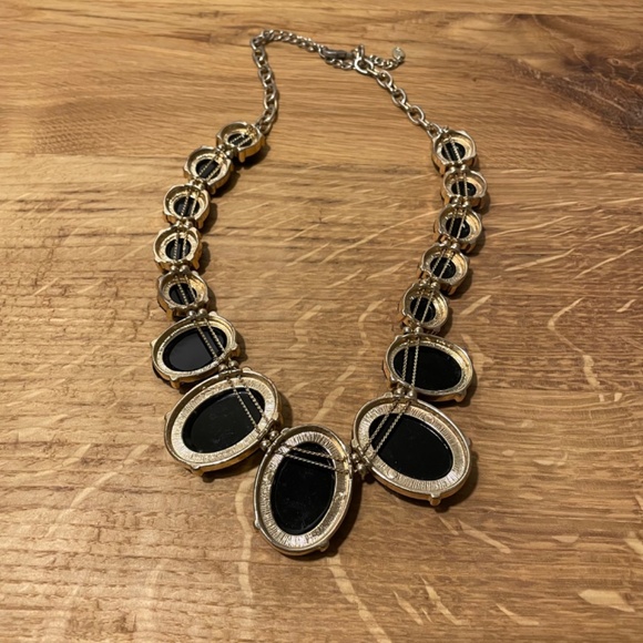 Aldo Necklace Black and Gold Fashion Jewelry - Picture 4 of 9